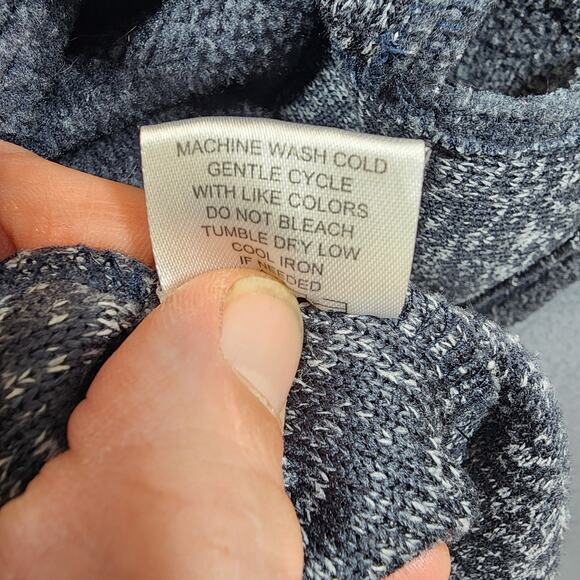 BKE Mens Sweater Large Grey Heathered 1/4 Snap Stretch Long Sleeve Preppy Casual - Picture 8 of 13